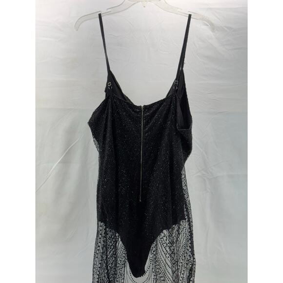 Fashion nova 1XL strap sheer dress with bodysuit attached. - Picture 1 of 9
